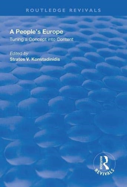 Book cover of: People's Europe. By: Stratos V. Konstadinidis