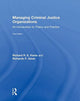 Book cover of: Managing Criminal Justice Organizations. By: Richard R. E. Kania