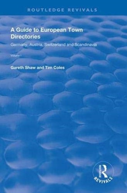 Book cover of: Guide to European Town Directories