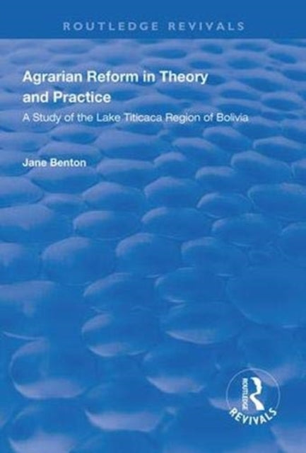 Book cover of: Agrarian Reform in Theory and Practice. By: Jane Benton