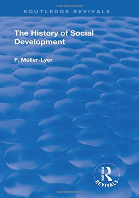Book cover of: History of Social Development