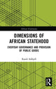 Book cover of: Dimensions of African Statehood. By: Randi Solhjell