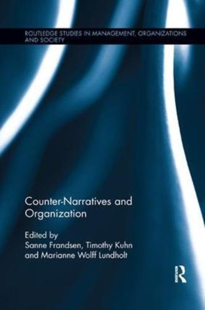 Book cover of: Counter-Narratives and Organization. By: Sanne Frandsen