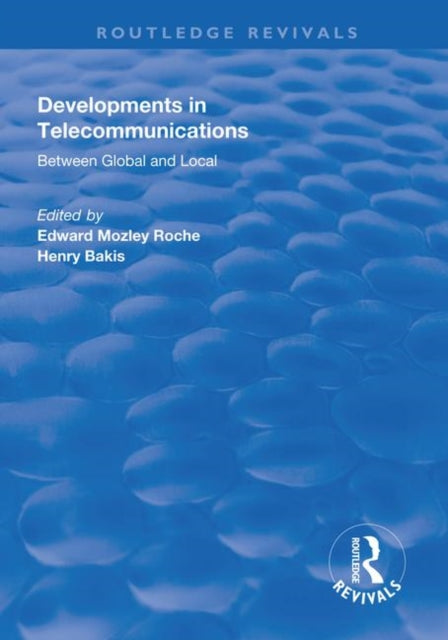 Book cover of: Developments in Telecommunications