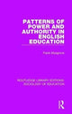 Book cover of: Patterns of Power and Authority in English Education. By: Frank Musgrove