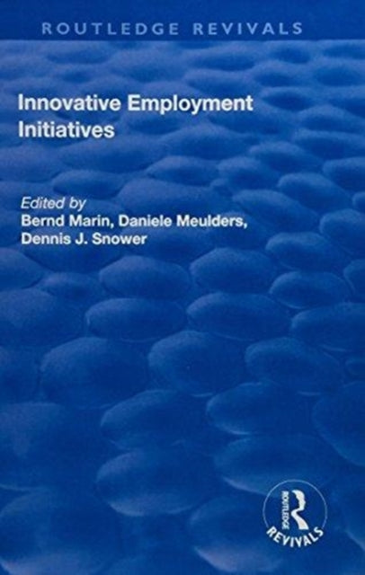 Book cover of: Innovative Employment Initiatives. By: Bernd Marin