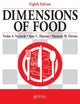 Book cover of: Dimensions of Food. By: Vickie A. Vaclavik