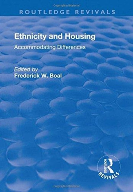 Book cover of: Ethnicity Housing