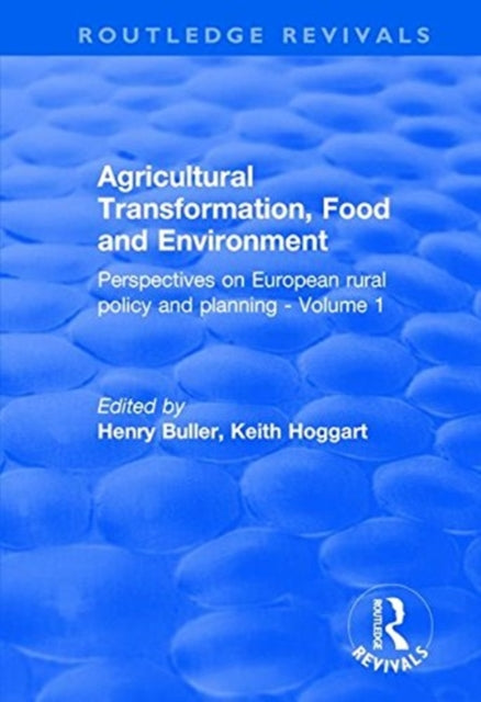 Book cover of: Agricultural Transformation, Food and Environment