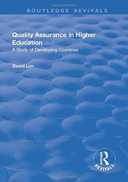 Book cover of: Quality Assurance in Higher Education