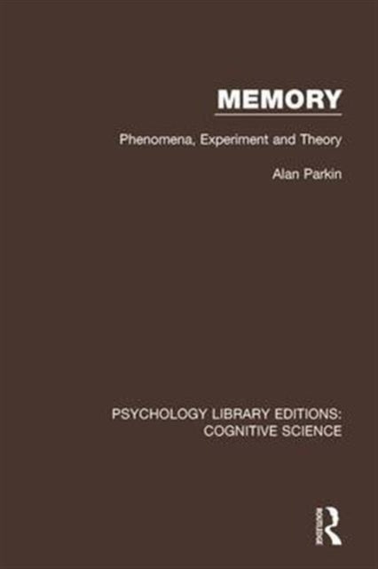 Book cover of: Memory. By: Alan J. Parkin