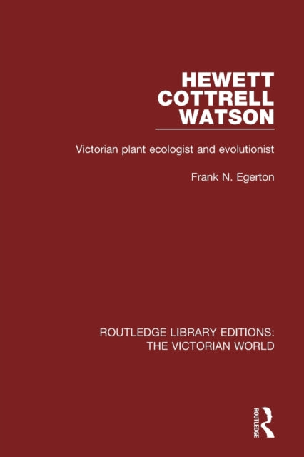 Book cover of: Hewett Cottrell Watson. By: Frank N. Egerton