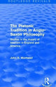 Book cover of: Platonic Tradition in Anglo-Saxon Philosophy. By: John H. Muirhead