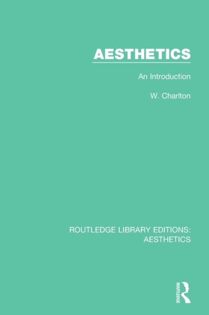 Book cover of: Aesthetics. By: W. Charlton