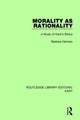 Book cover of: Morality as Rationality. By: Barbara Herman