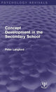 Book cover of: Concept Development in the Secondary School. By: Peter Langford