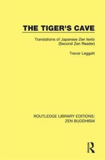 Book cover of: Tiger's Cave. By: Trevor Leggett