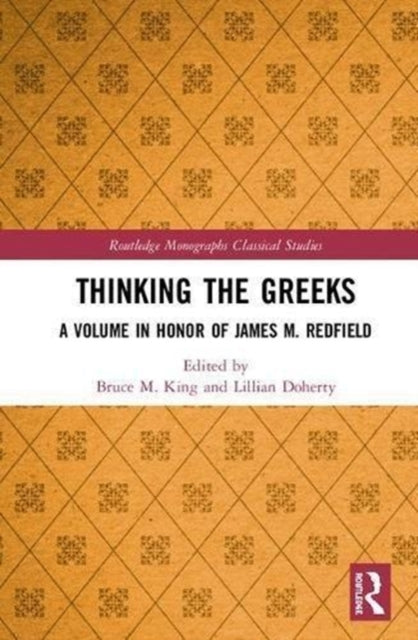Book cover of: Thinking the Greeks. By: Lillian Doherty