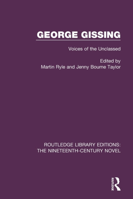 Book cover of: George Gissing. By: Martin Ryle