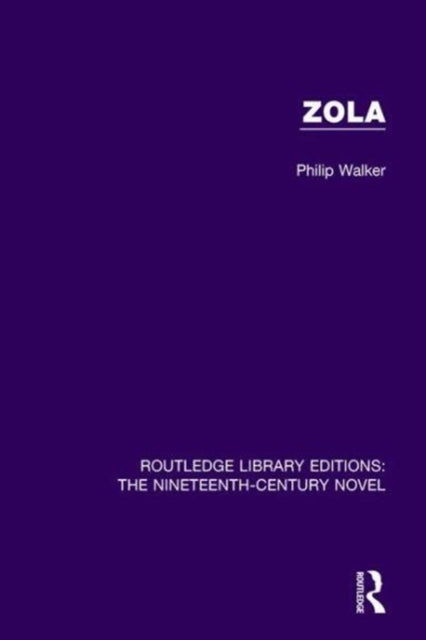 Book cover of: Zola. By: Philip Walker