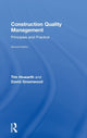 Book cover of: Construction Quality Management. By: Tim Howarth