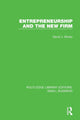Book cover of: Entrepreneurship and the New Firm. By: David J. Storey