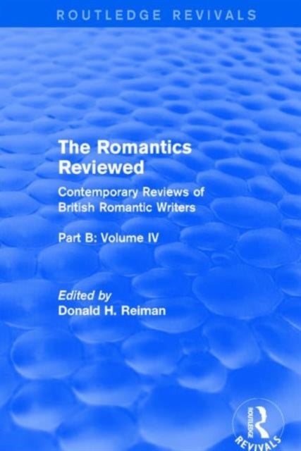 Book cover of: Romantics Reviewed. By: Donald H. Reiman