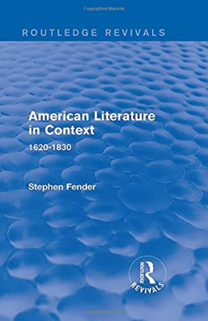 Book cover of: American Literature in Context. By: Stephen Fender