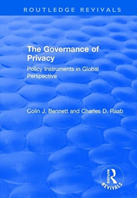 Book cover of: Governance of Privacy
