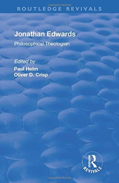 Book cover of: Jonathan Edwards. By: Oliver D. Crisp