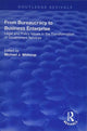 Book cover of: From Bureaucracy to Business Enterprise. By: Michael J. Whincop