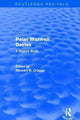 Book cover of: Peter Maxwell Davies. By: Stewart R. Craggs
