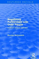 Book cover of: Negotiating Partnerships with Older People. By: Brendan McCormack
