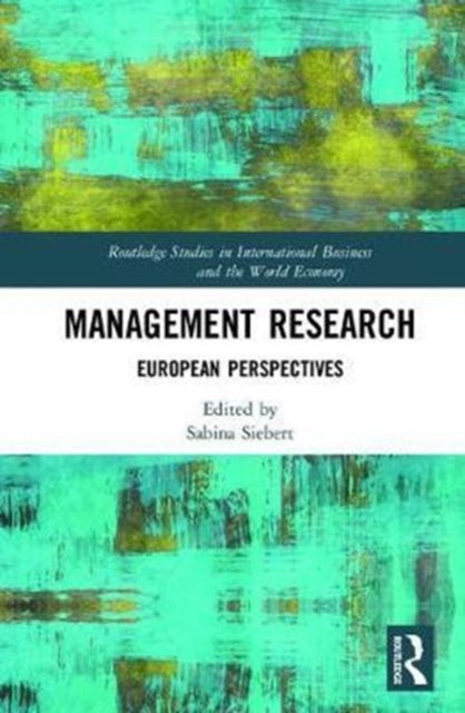 Book cover of: Management Research. By: Sabina Siebert