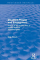 Book cover of: Disabled People and Employment. By: Sally French