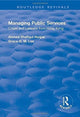 Book cover of: Managing Public Services. By: Ahmed Shafiqul Huque