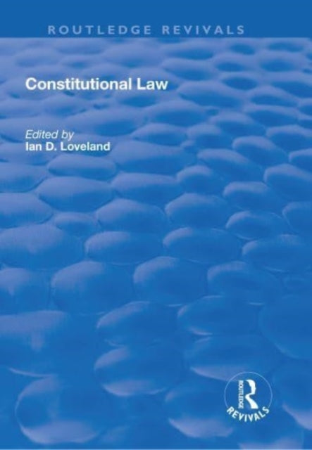 Book cover of: Constitutional Law