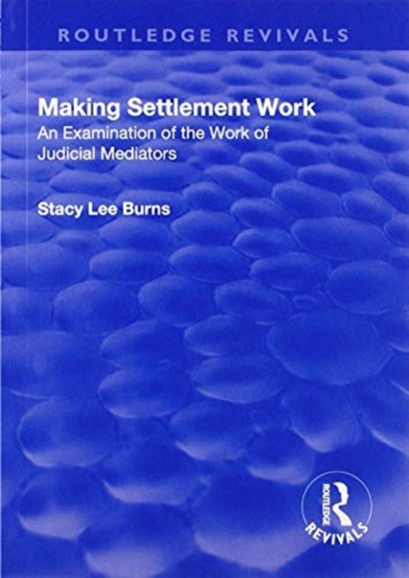Book cover of: Making Settlement Work
