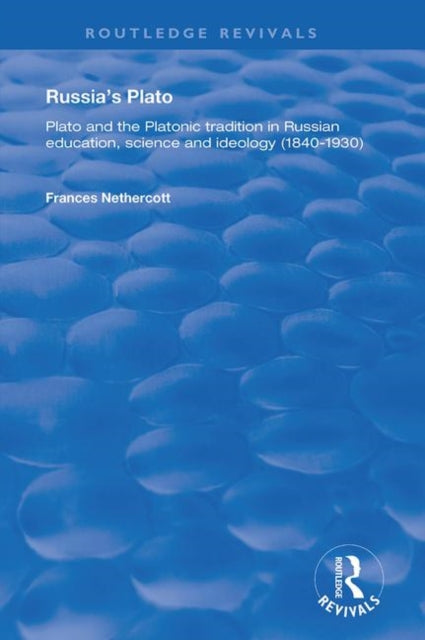 Book cover of: Russia's Plato. By: Frances Nethercott