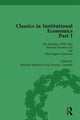 Book cover of: Classics in Institutional Economics, Part I, Volume 3. By: Warren J. Samuels