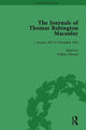 Book cover of: Journals of Thomas Babington Macaulay Vol 5. By: William Thomas