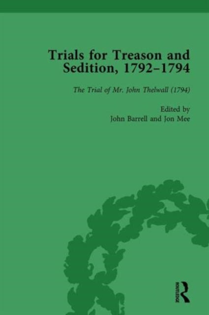 Book cover of: Trials for Treason and Sedition, 1792-1794, Part II vol 8. By: John Barrell