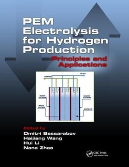 Book cover of: PEM Electrolysis for Hydrogen Production. By: Dmitri Bessarabov
