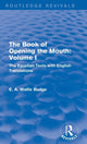 Book cover of: Book of Opening the Mouth: Vol. I (Routledge Revivals). By: E. A. Wallis Budge
