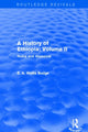 Book cover of: History of Ethiopia: Volume II (Routledge Revivals). By: E. A. Wallis Budge