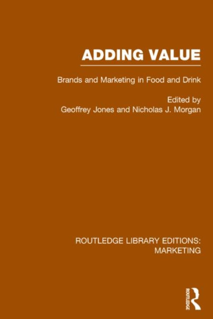 Book cover of: Adding Value (RLE Marketing)