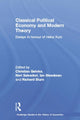 Book cover of: Classical Political Economy and Modern Theory. By: Neri Salvadori