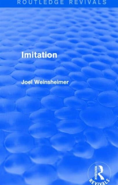Book cover of: Imitation (Routledge Revivals). By: Joel Weinsheimer