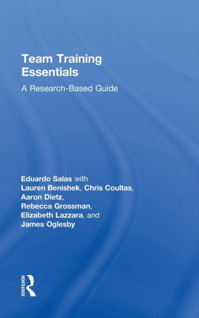 Book cover of: Team Training Essentials. By: Eduardo Salas