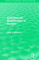 Book cover of: Commercial Distribution in Europe (Routledge Revivals). By: John Dawson